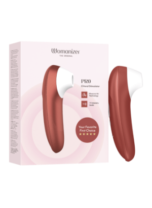 Stimulateur clitoridien sans contact  Pro rouge 11 intensités – Womanizer